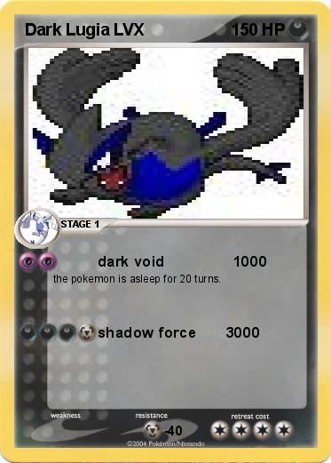 Pokemon Dark Lugia LVX