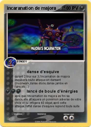 Pokemon incaranation de majora