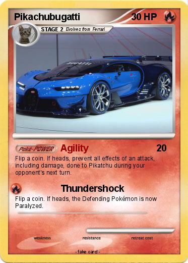 Pokemon Pikachubugatti
