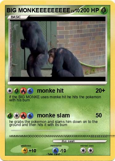 Pokemon BIG MONKEEEEEEEEE