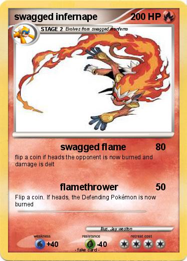 Pokemon swagged infernape