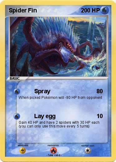 Pokemon Spider Fin