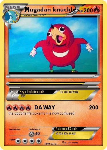 Pokemon ugadan knuckles
