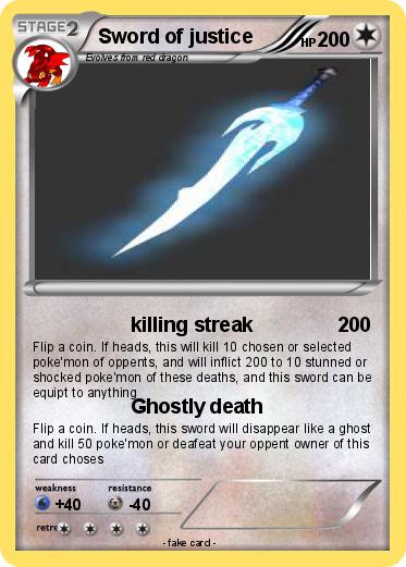 Pokemon Sword of justice