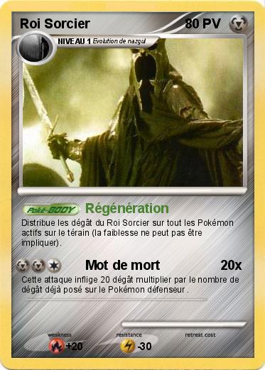 Pokemon Roi Sorcier