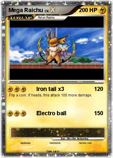 Pokemon Mega Raichu