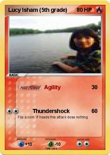 Pokemon Lucy Isham (5th grade)