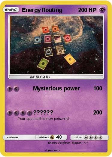 Pokemon Energy flouting