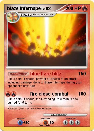 Pokemon blaze infernape