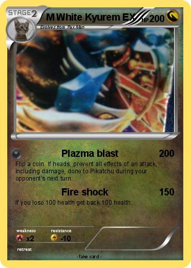 Pokemon M White Kyurem EX