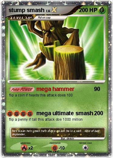 Pokemon stump smash