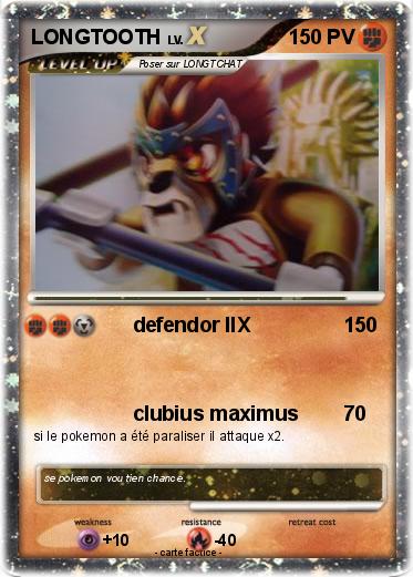 Pokemon LONGTOOTH