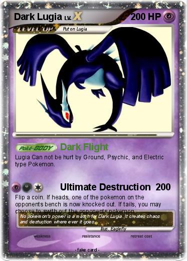Pokemon Dark Lugia