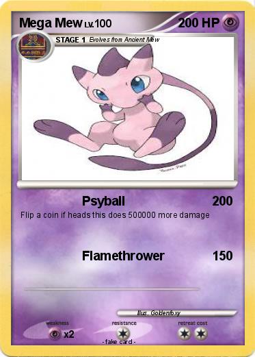 Pokemon Mega Mew
