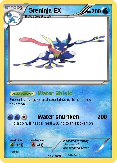 Pokemon Greninja EX