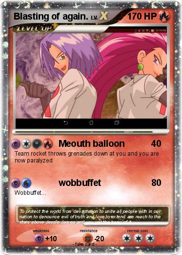 Pokemon Blasting of again.