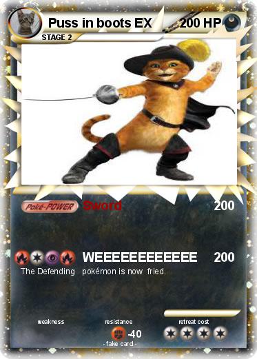 Pokemon Puss in boots EX