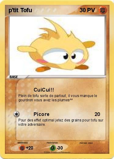 Pokemon p'tit Tofu
