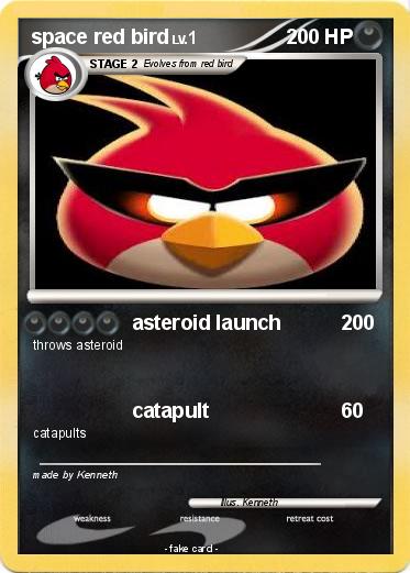 Pokemon space red bird