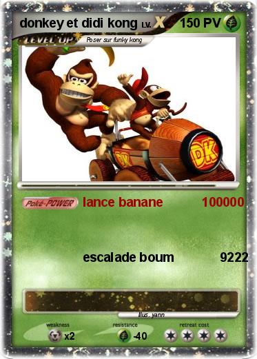 Pokemon donkey et didi kong
