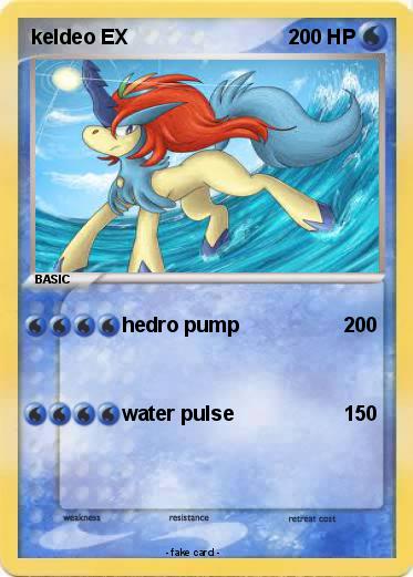 Pokemon keldeo EX