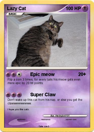 Pokemon Lazy Cat