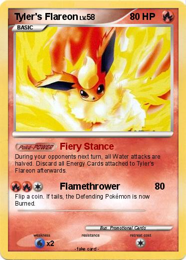 Pokemon Tyler's Flareon