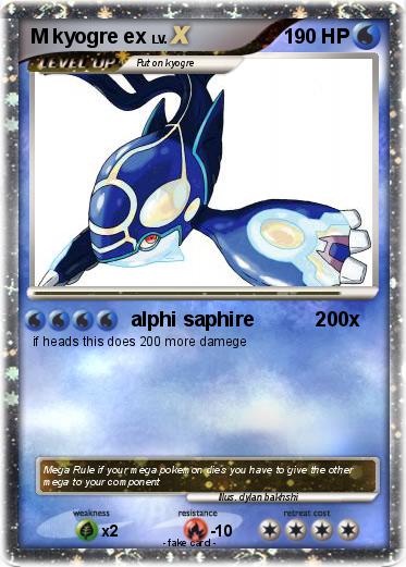 Pokemon M kyogre ex
