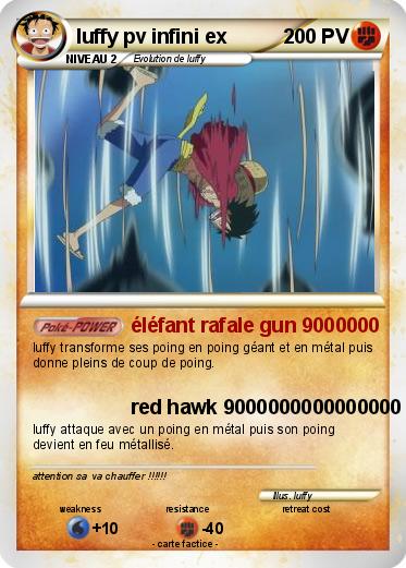 Pokemon luffy pv infini ex