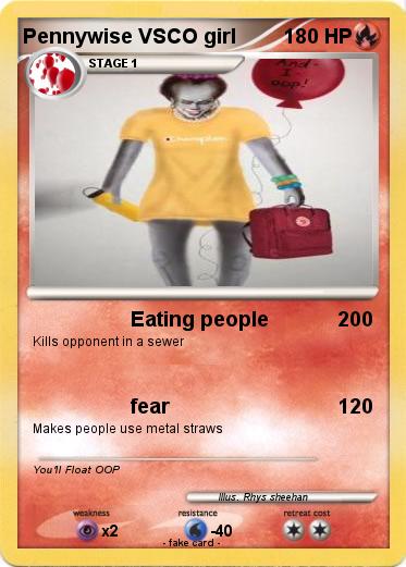 Pokemon Pennywise VSCO girl