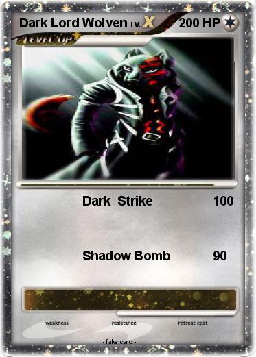Pokemon Dark Lord Wolven