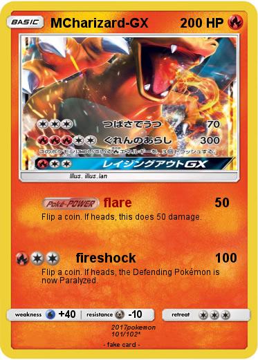 Pokemon MCharizard-GX