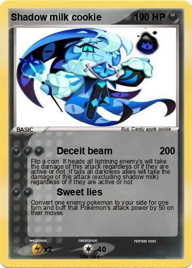 Pokemon Shadow milk cookie