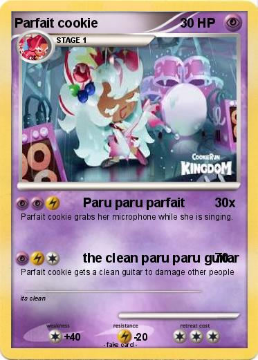 Pokemon Parfait cookie