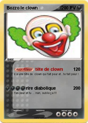Pokemon Bozzo le clown