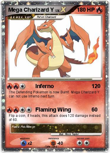 Pokemon Mega Charizard Y