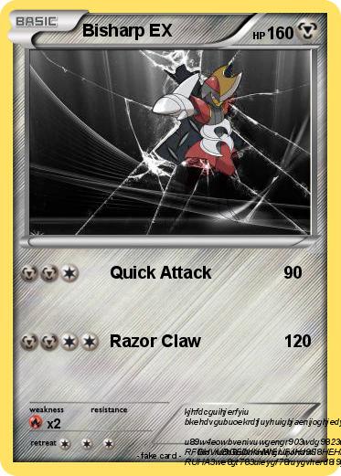 Pokemon Bisharp EX