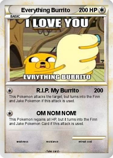 Pokemon Everything Burrito