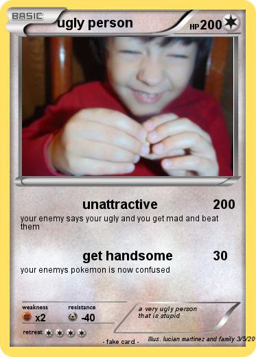 Pokemon ugly person
