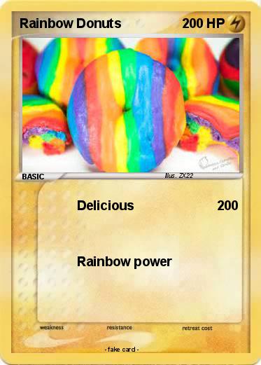 Pokemon Rainbow Donuts