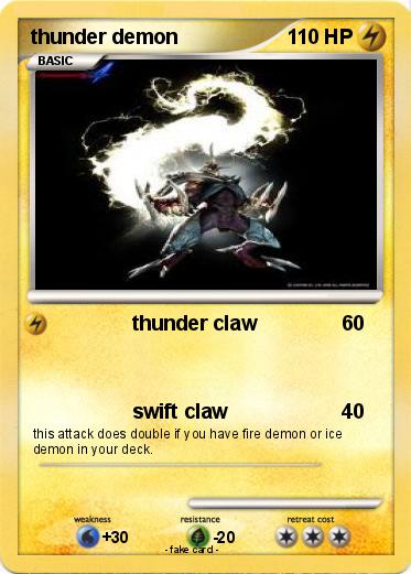 Pokemon thunder demon