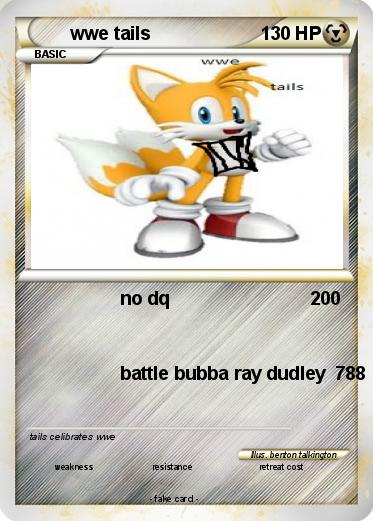 Pokemon wwe tails