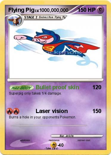 Pokemon Flying Pig
