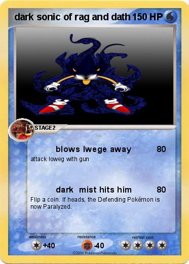 Pokemon dark sonic of rag and dath