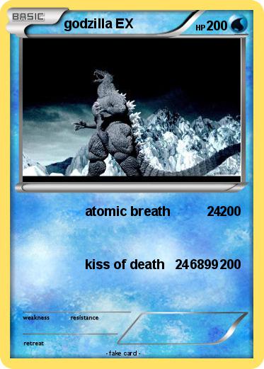 Pokemon godzilla EX