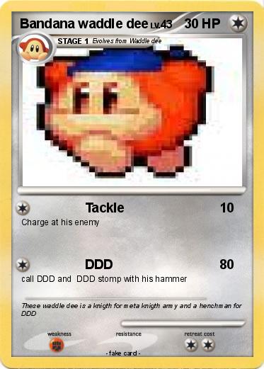 Pokemon Bandana waddle dee