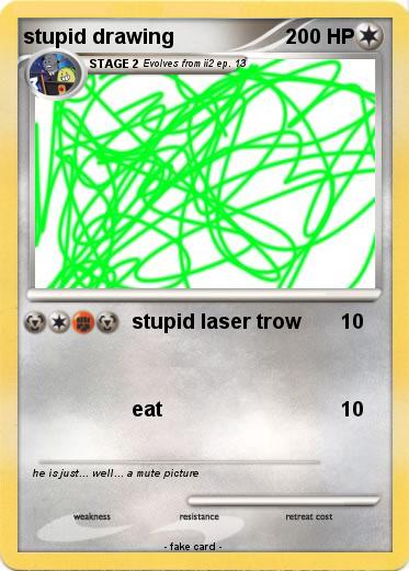 Pokemon stupid drawing