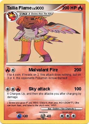 Pokemon Tailia Flame