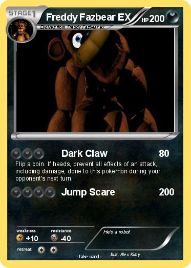 Pokemon Freddy Fazbear EX