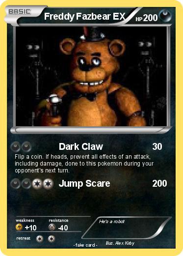 Pokemon Freddy Fazbear EX